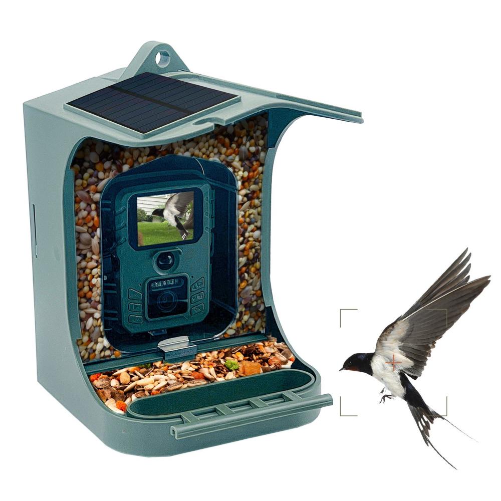 Others |  Solar Powered 1080P Wireless WiFi Smart Bird Feeder Camera Waterproof Bird Watching Camera Hunting Others