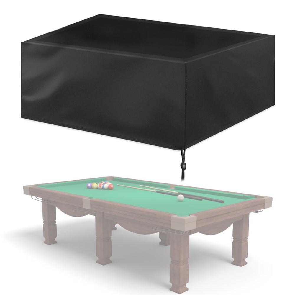 Others Travel Accessories |  7ft Waterproof Billiard Table Cover Folding Pool Table Cover Dustproof Cover Moisture Resistant Durable Oxford Furniture Protection Case for Indoor Outdoor Others Travel Accessories Black