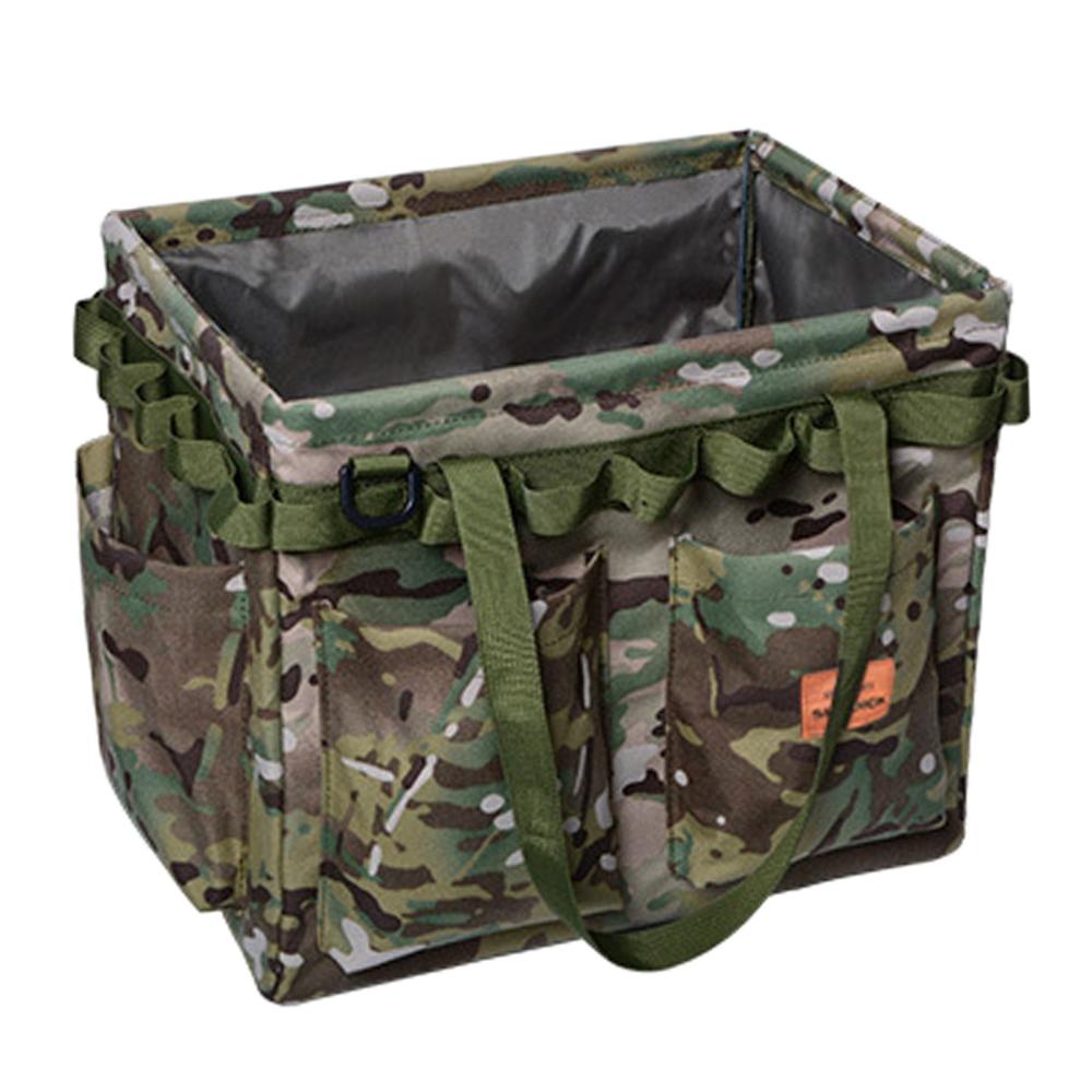 Others Travel Accessories |  Foldable Camping Case Portable Travel Storage Bag Cookware Carry Bag for Backpacking Ice fishing Hiking Others Travel Accessories Army Green / Khaki / Black Camouflage / Green Camouflage