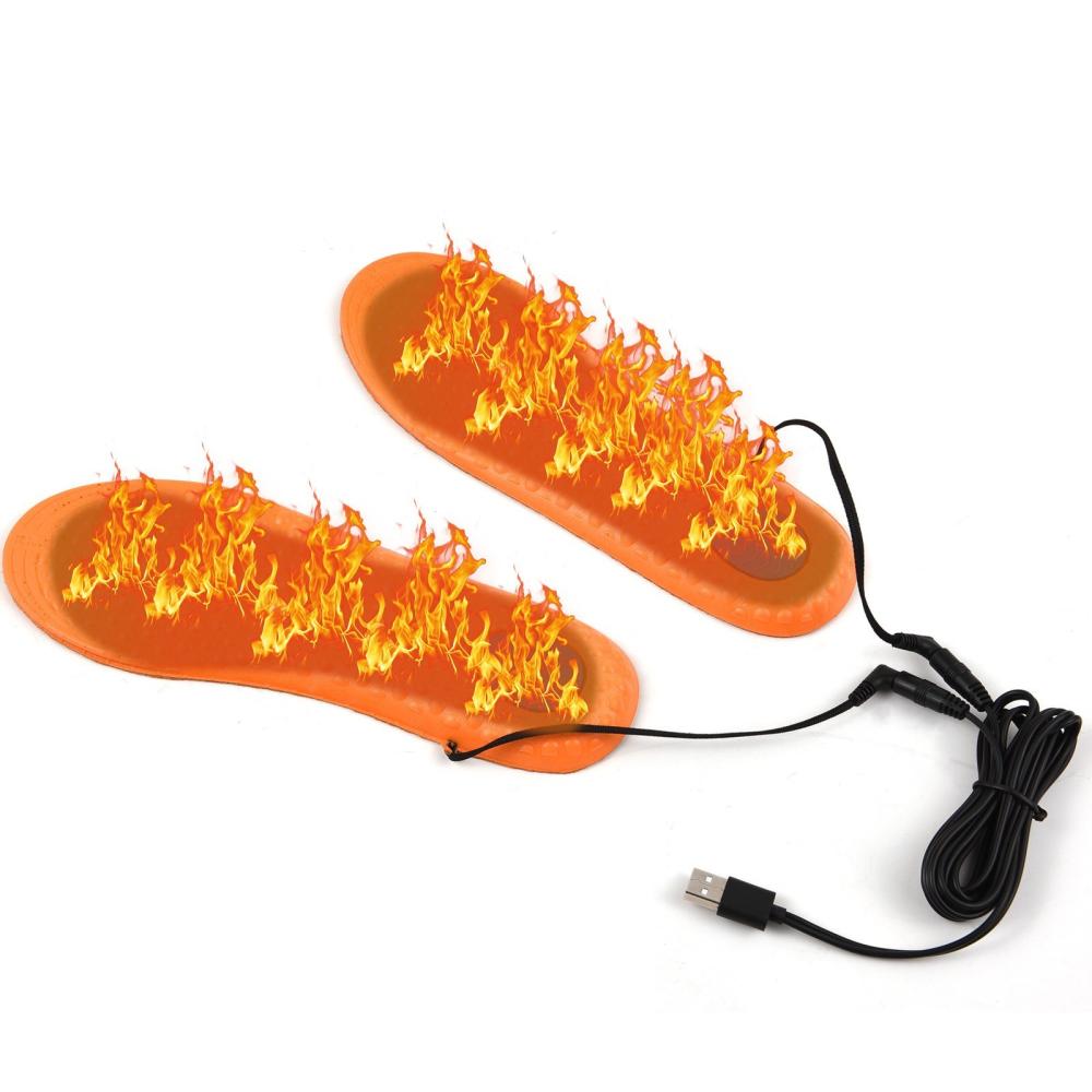 Others |  USB Rechargeable Electric Heated Shoe Insoles Heating Shoe Inserts Foot Warmer Others Others