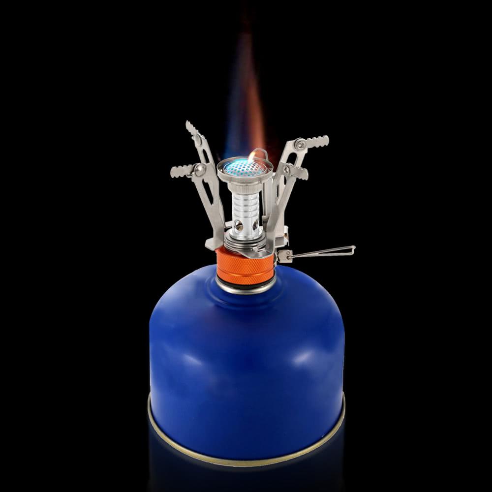 Outdoor Appliances |  Lixada Super Lightweight Mini Pocket Outdoor Cooking Burner Folding Camping Gas Stove 3000W Camping & Hiking Outdoor Appliances