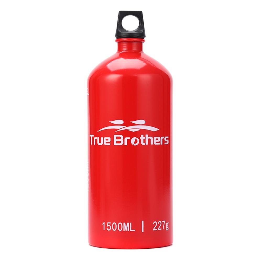 Outdoor Tools |  1.5L Aluminum Oil Fuel Bottle Alcohol Liquid Gas Oil Container Camping & Hiking Outdoor Tools