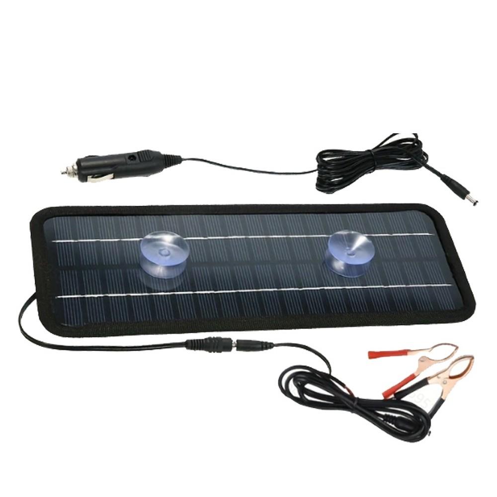 Outdoor Tools |  18V 20W Car Solar Battery Trickle Charger Car Battery Maintainer Solar Panel Kit Camping & Hiking Black