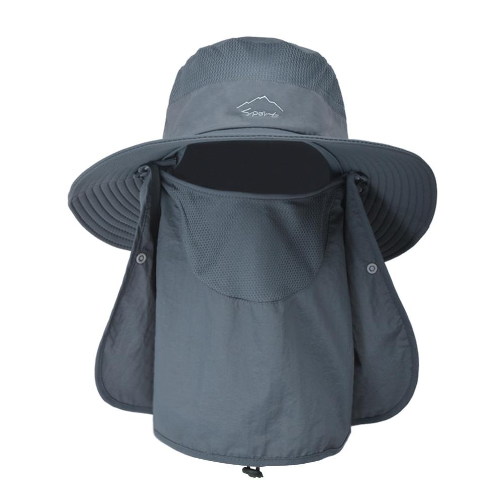 Outdoor Tools |  Sun Hat UV Protection Wide Brim Neck Flap Face Cover Multifunctional Cap for Hiking Fishing Beach Camping & Hiking Blue / Purple / Khaki / Pink / Dark Blue / Light Grey / Dark Grey / Dark Green / Beige