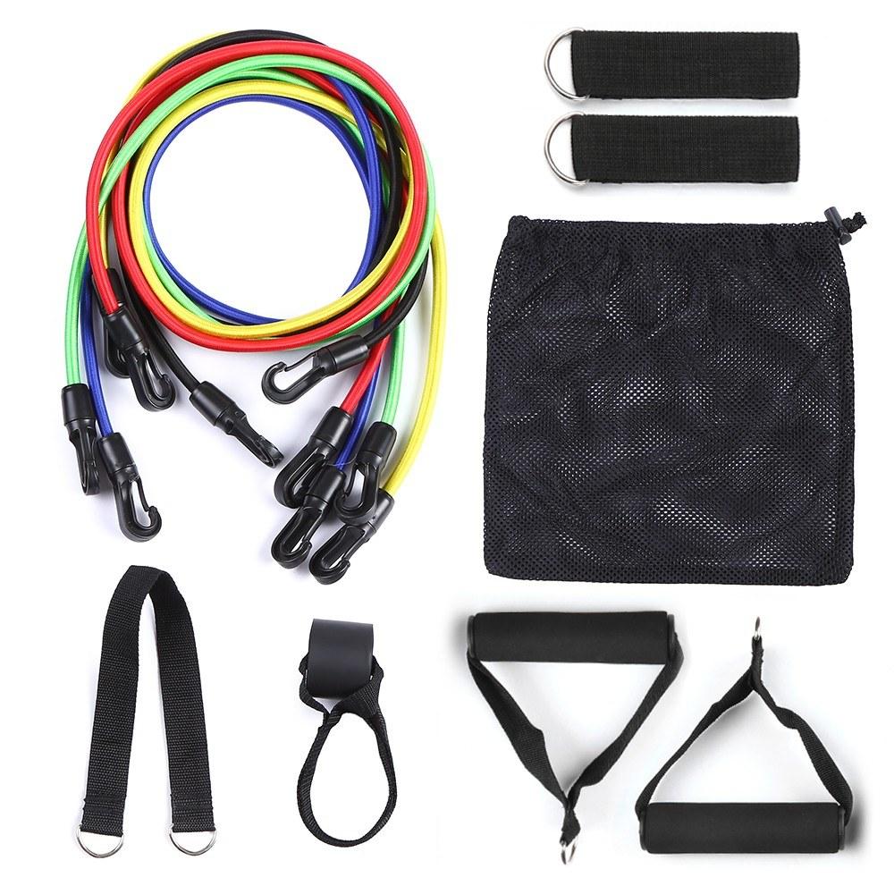 Physical Fitness |  11pcs Resistance Bands Set Workout Fintess Exercise Tube Physical Fitness Physical Fitness