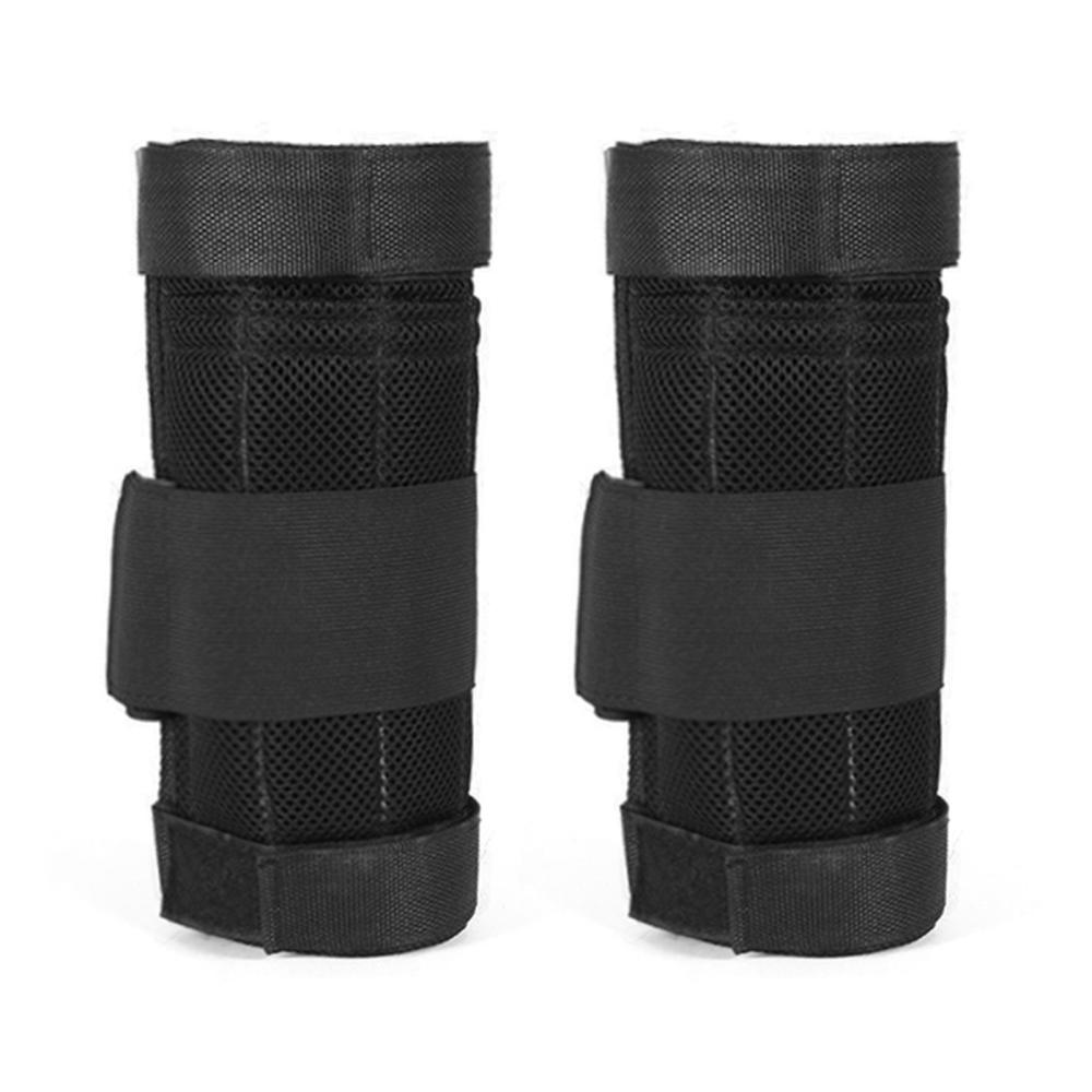 Physical Fitness |  2 Packs Max Loading 16kg Adjustable Ankle Weighted Exercise Leg Weighted Workout Weight Loading Wraps Strength Training (Empty) Physical Fitness Black