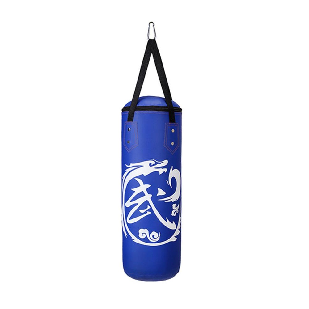 Physical Fitness |  Punching Bag Unfilled Kick Boxing Pouch PU Leather Training Pouching Bag Children Indoor Boxing Exercise Pouch Physical Fitness Black/Yellow/Red/Blue