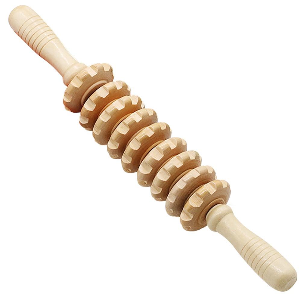 Physical Fitness |  Wood Massager Roller Handheld Massage Trigger Point Muscle Release Roller Stick Massager Physical Fitness Physical Fitness