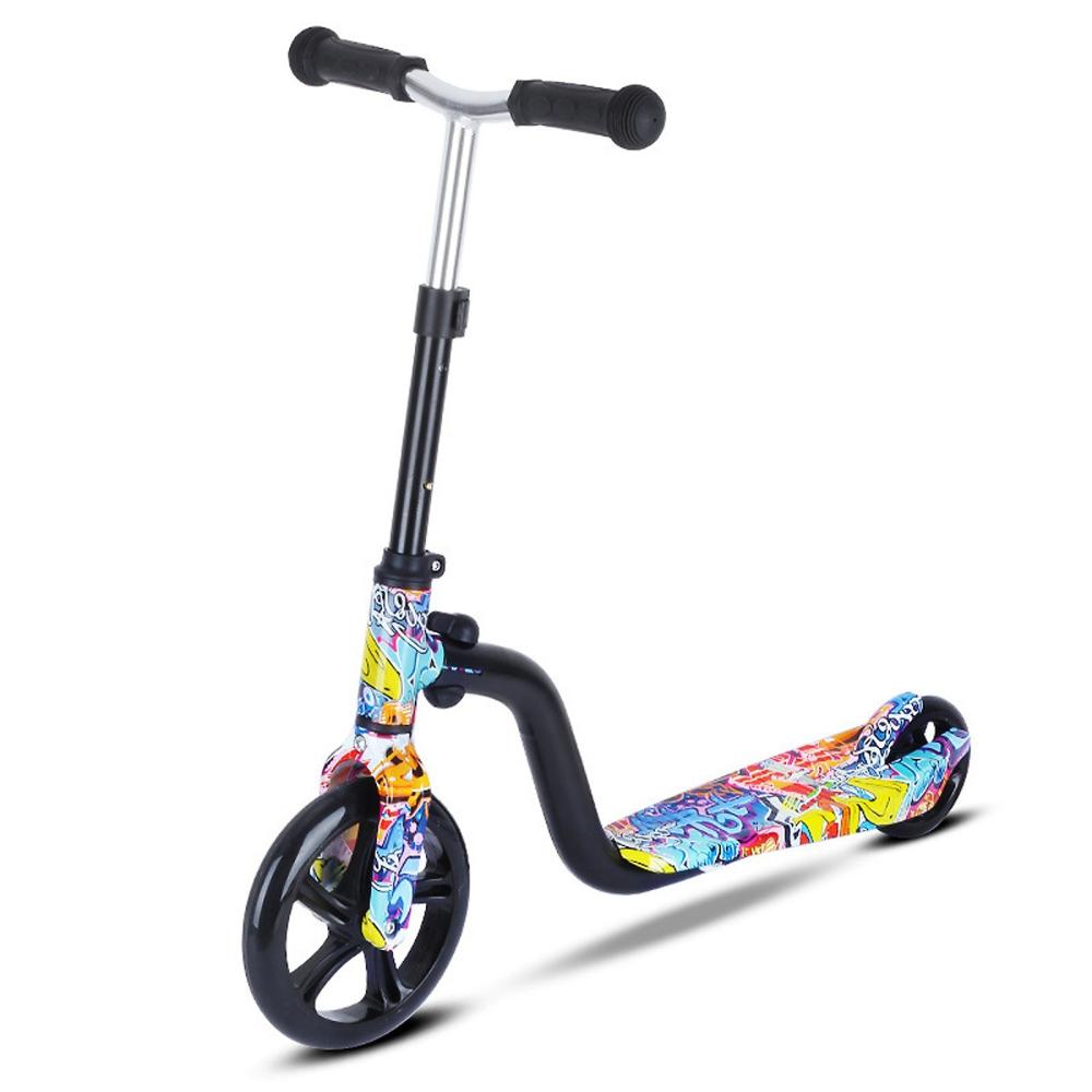 Scooters & Wheels |  Lightweight Folding Adjustable Height Scooter for Toddlers 3-8 Years Outdoor Recreation 1 / 2 / 3