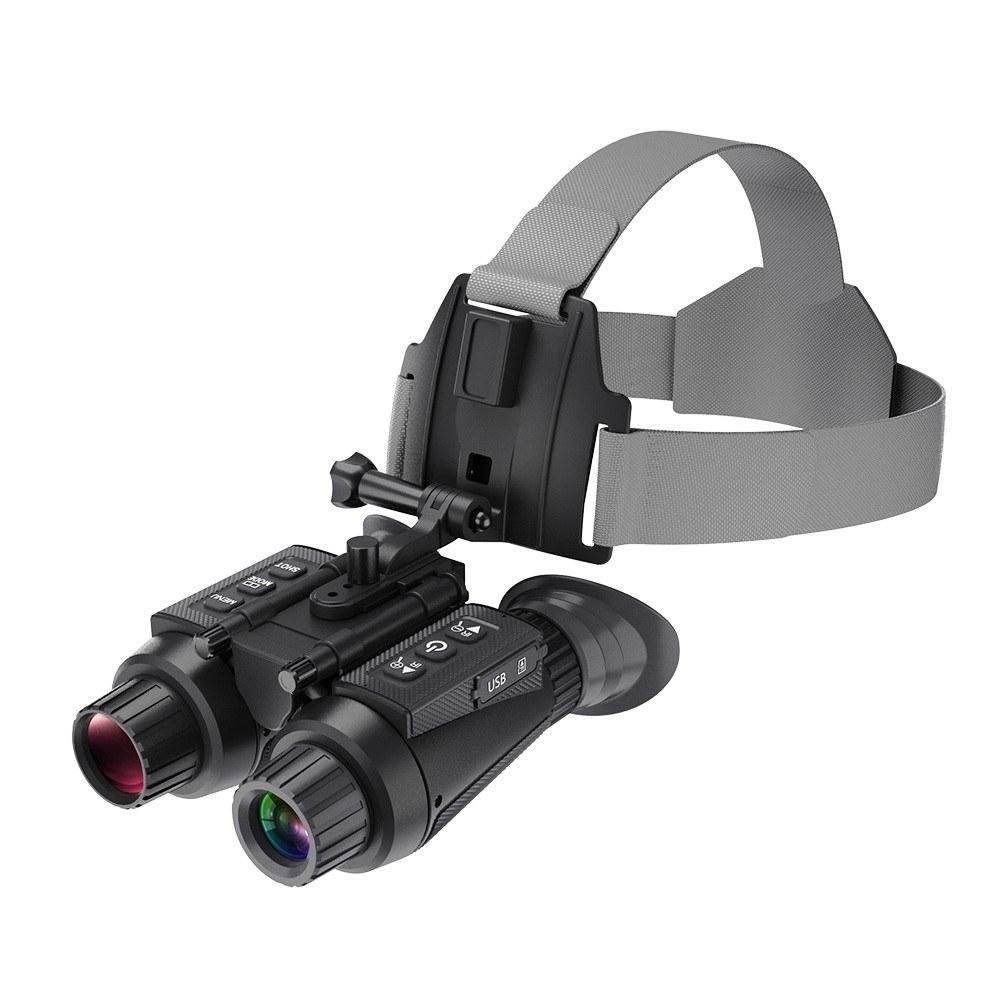 Sighting Telescope |  Naked Eye 3D Night Vision Goggles Head Mounted 2.0MP Starlight Sensor 4K 36MP Dual 1.4-inch Screens 8X Digital Zoom Digital Infrared Night Vision Binoculars Hunting Sighting Telescope