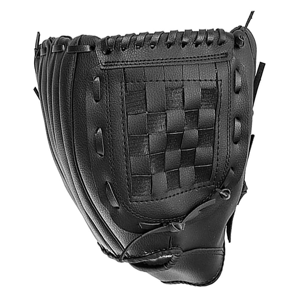 Sports Protective Gear |  9.5in Outdoor Sports Baseball Glove Practice Equipment Thicken Infielder Pitcher Baseball Mitt for Adults and Youth and Kids Sports & Body Building Brown / Black / Pink