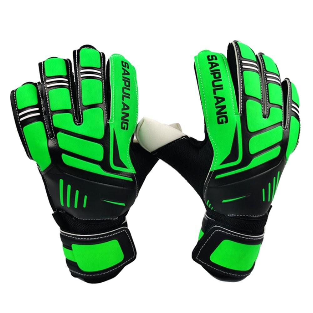 Sports Protective Gear |  Adults Goalkeeper Gloves Anti-slip Latex Soccer Gloves for Men and Women Football Gloves for Training and Match Sports & Body Building Fluorescent Green / Blue / Orange