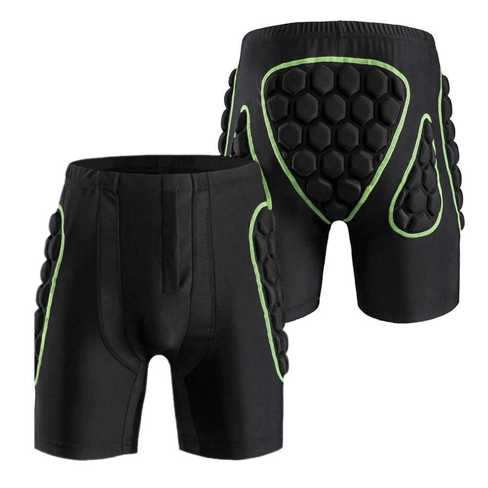 Sports Protective Gear |  Hip Butt Protection Padded Shorts Armor Hip Protection Shorts Pad Sports & Body Building Sports Protective Gear