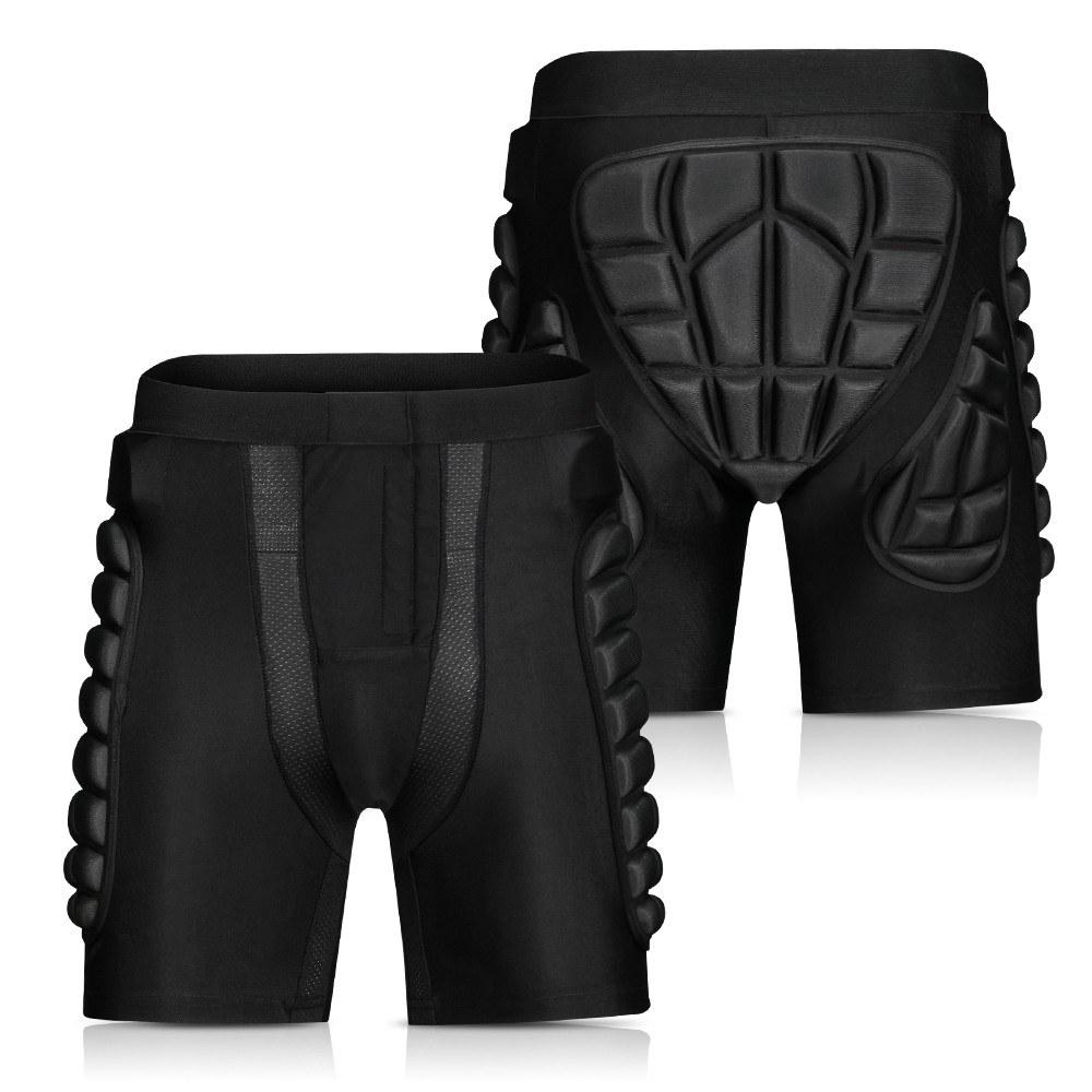 Sports Protective Gear |  Hip Butt Protection Padded Shorts Armor Hip Protection Shorts Pad Sports & Body Building Sports Protective Gear