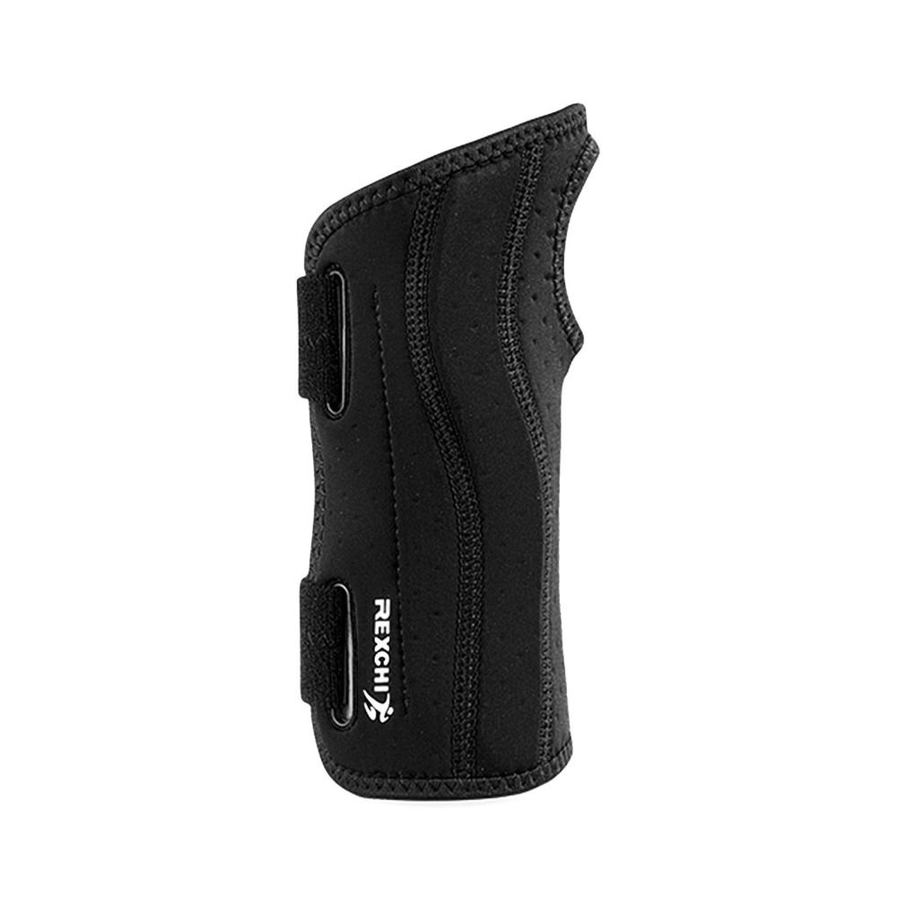 Sports Protective Gear |  Wrist Brace with Dual Splint Support for Sports Weightlifting Barbell Carpal Tunnel Pain Relieve Sports & Body Building Black