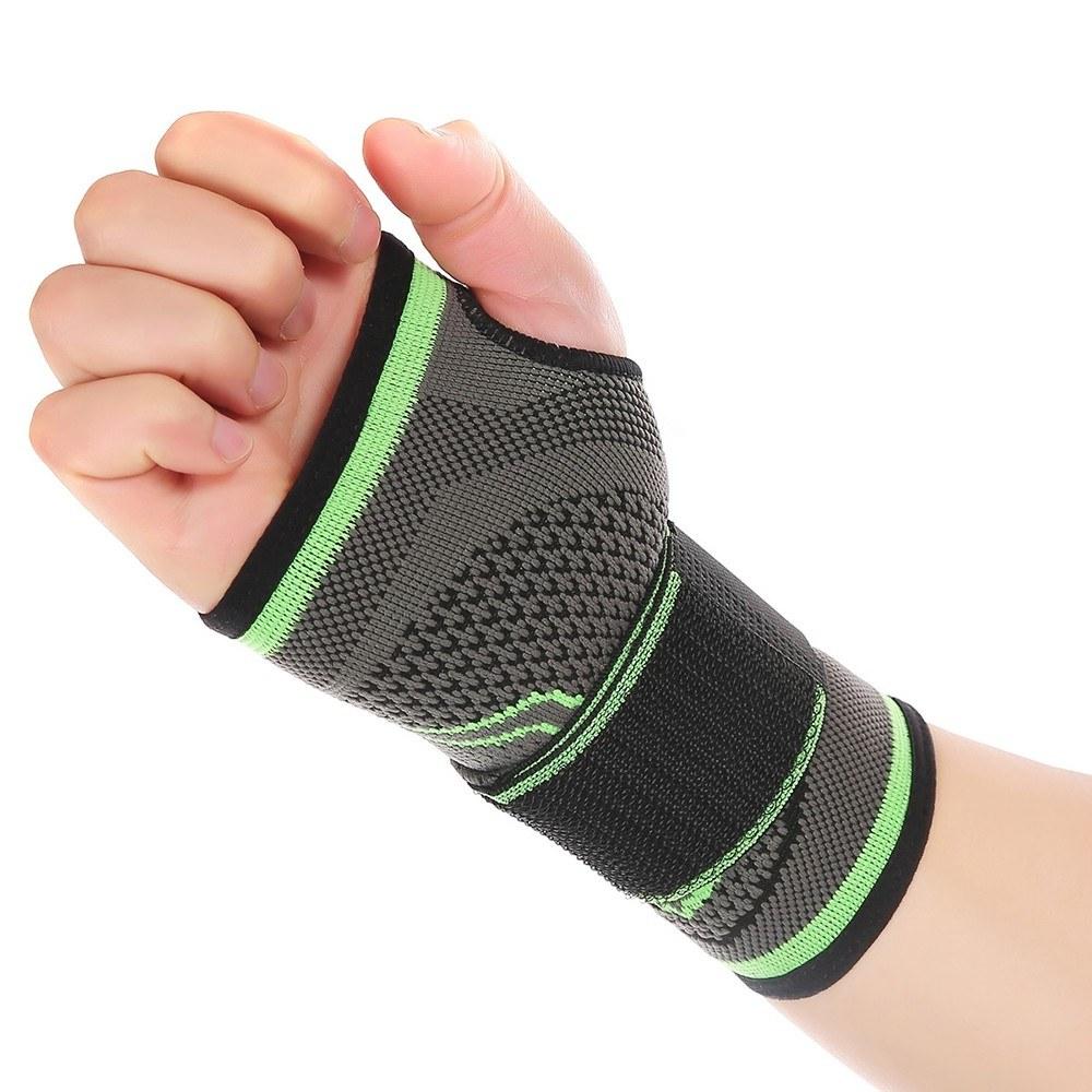 Sports Protective Gear |  Wrist Support Sleeve Half-Finger Wrist Band Sports & Body Building Sports Protective Gear