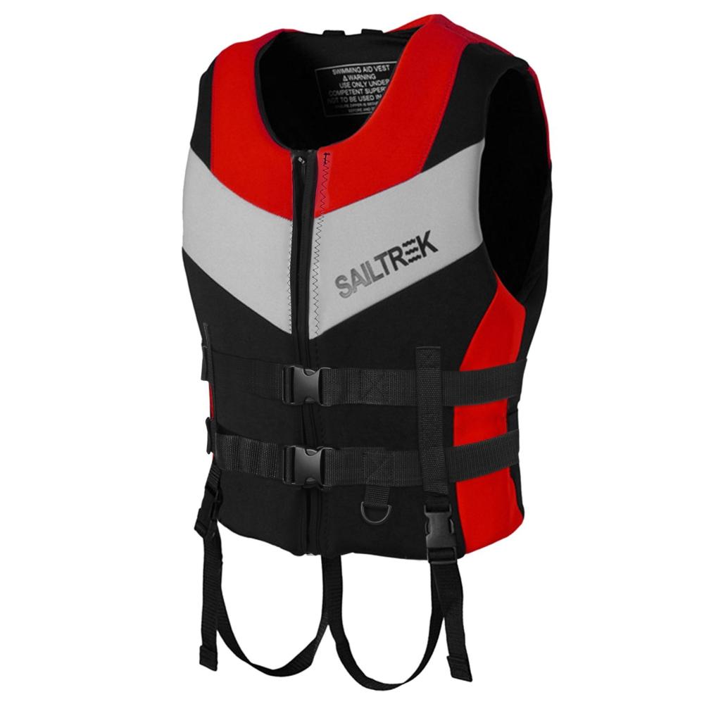 Surfing & Boating |  Neoprene Life Jacket Watersports Fishing Kayaking Boating Swimming Safety Life Vest Surfing & Boating Green / Orange / Red