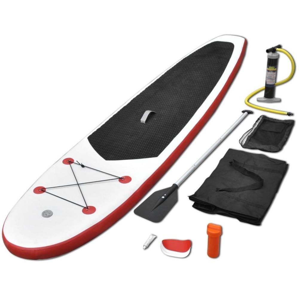 Surfing & Boating |  Stand Up Paddle Board Set SUP Surfboard Inflatable Red and White Surfing & Boating Surfing & Boating