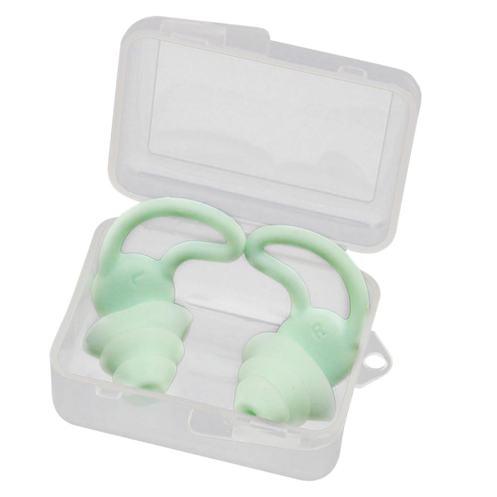 Swimming |  Swimming Ear Plugs Soft Silicone Earplugs Swimming Black / Blue / Green / Red / White