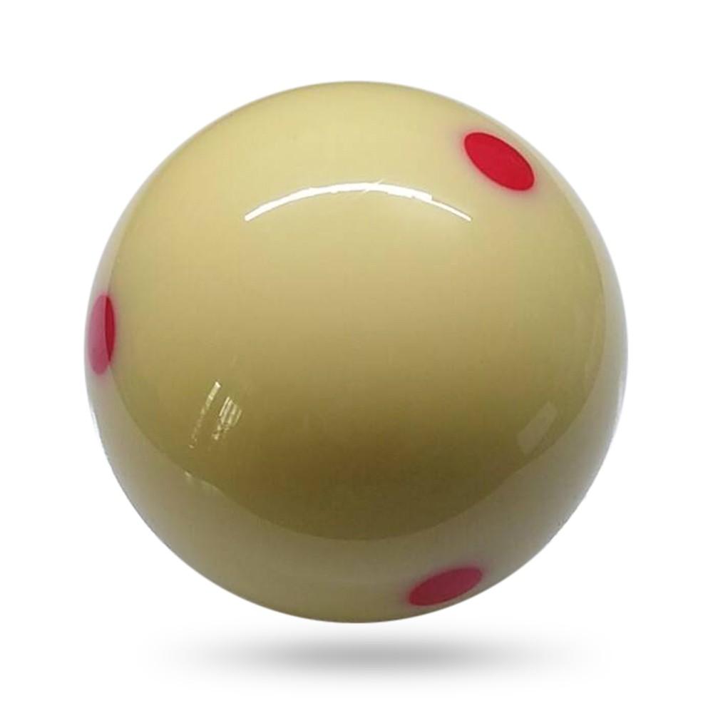 Table Tennis & Equipment |  1 PCS White Cue Ball 57.2MM Billiard Ball Ball Games Red Dot / Blue Dot