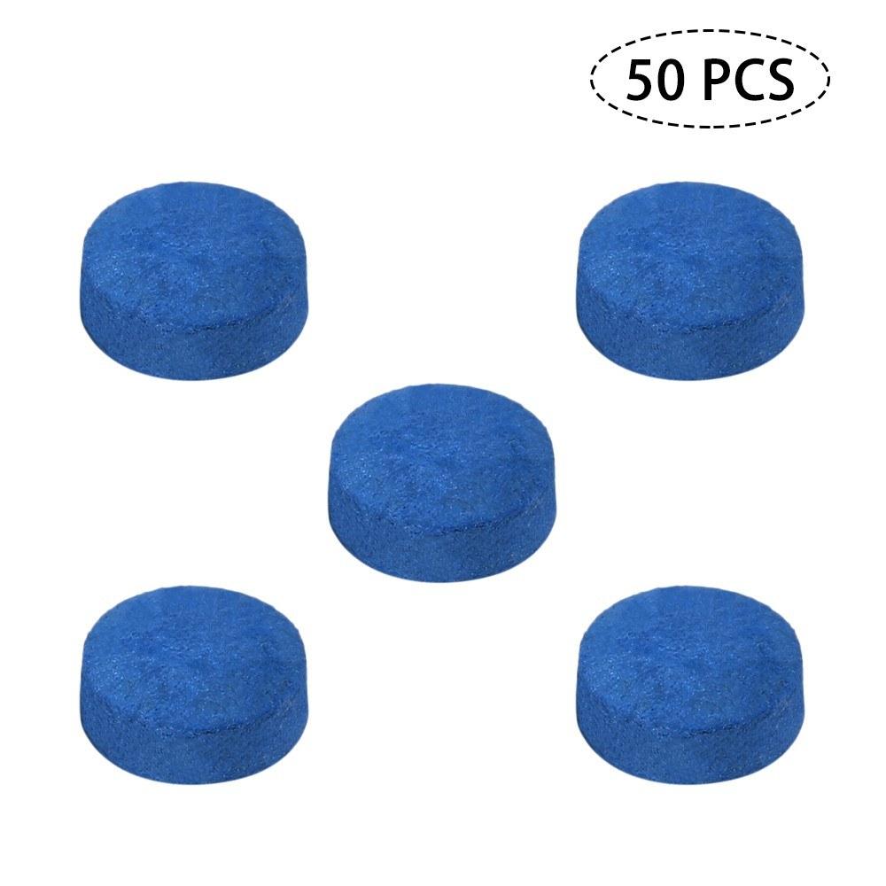 Table Tennis & Equipment |  50 PCS Pool Cue Tips Billiard Cue Head Ball Games Blue / Grey