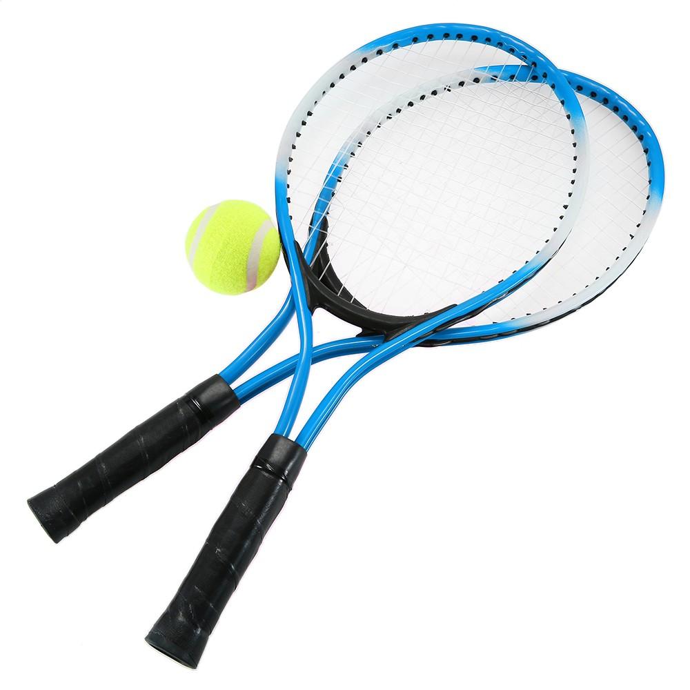 Tennis & Equipment |  2Pcs Kids Tennis Racket String Tennis Racquets with 1 Tennis Ball and Cover Bag Ball Games Red / Blue / Green