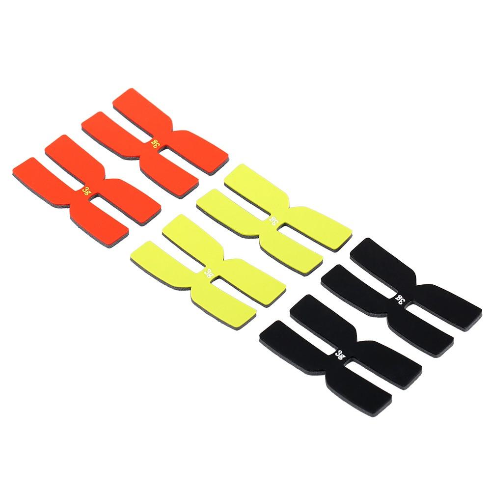 Tennis & Equipment |  6Pcs 3g Tennis Racket Weight Balance Strips Ball Games Black&Green&Red