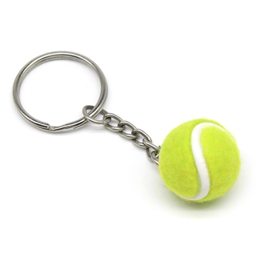 Tennis & Equipment |  Mini Tennis Ball Key Chain Ball Games Red / Pink / Orange / Yellow / Green / Purple