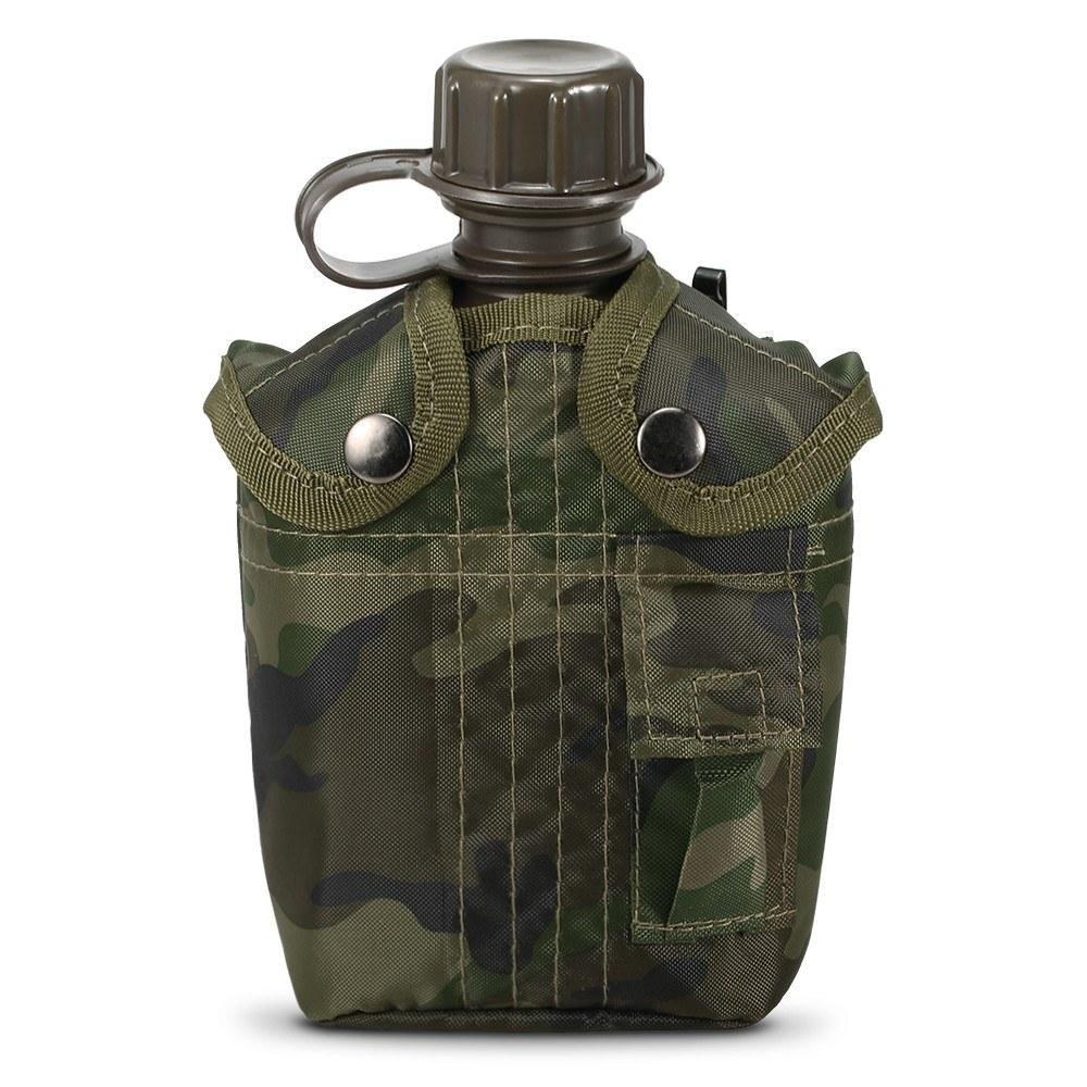 Tent Accessories |  1L Big Capacity Outdoor Camouflage Canteen Bottle Camping & Hiking Tent Accessories