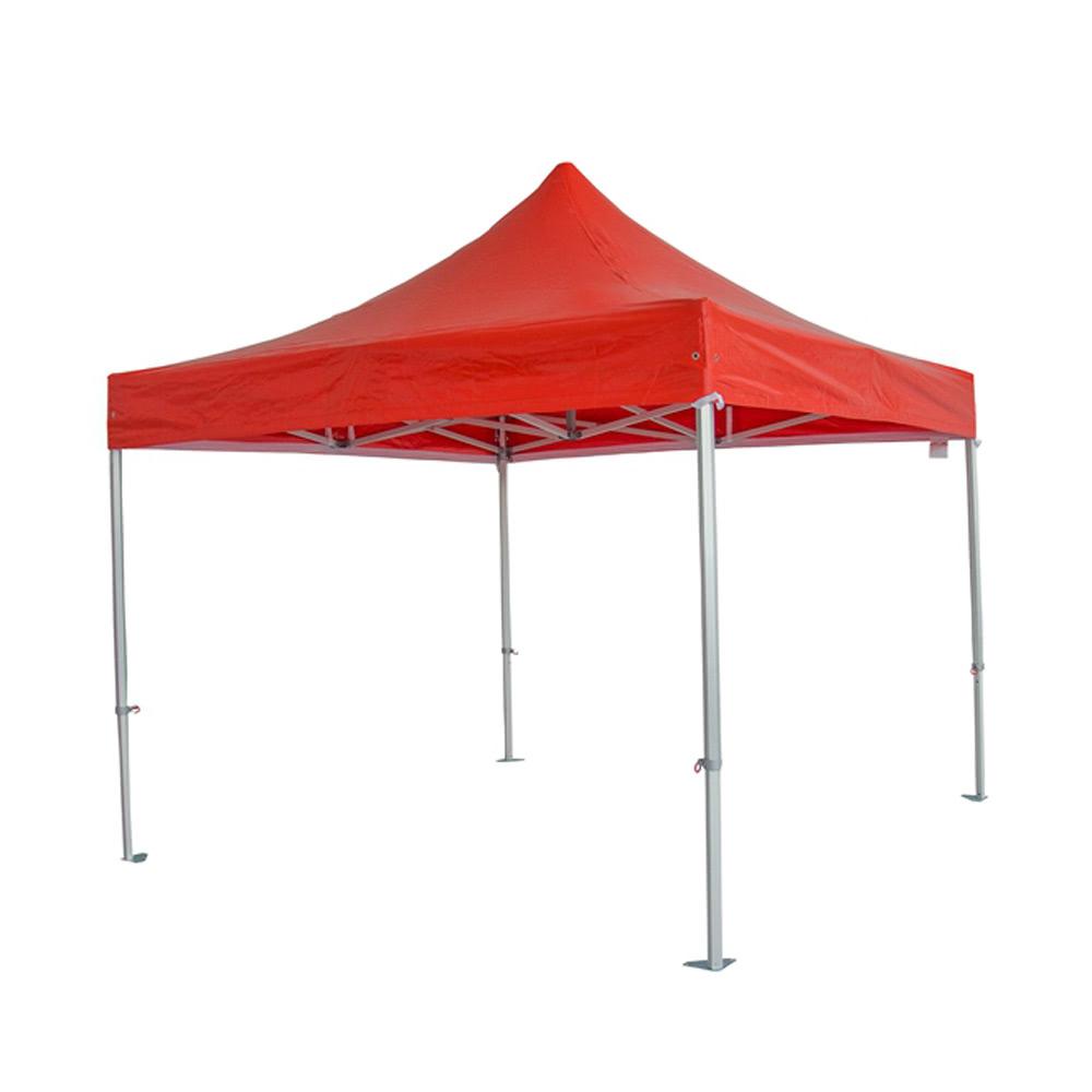 Tents |  3 * 3m Red Aluminium Foldable Tent Camping & Hiking Red