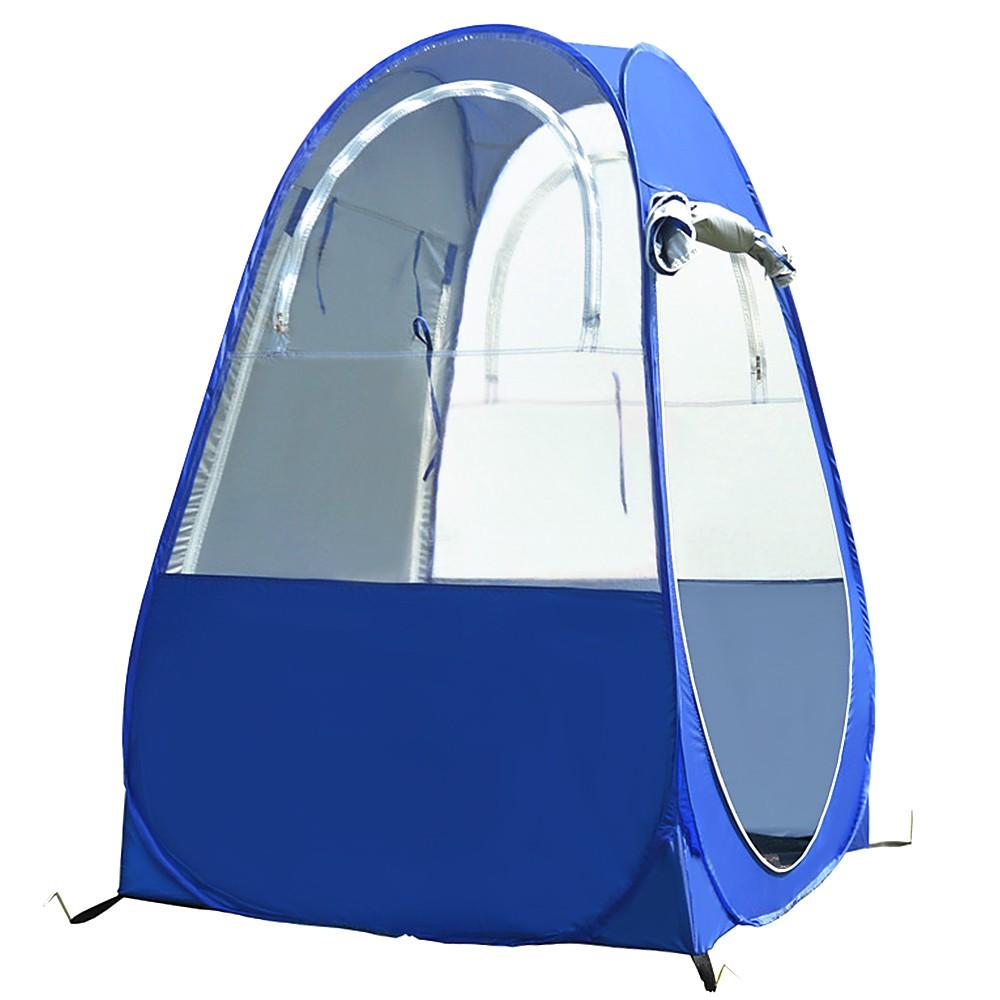 Tents |  Portable Outdoor Fishing Tent UV-protection Tent Pop Up Single Tent Automatic Instant Tent Rain Shading Tent Windows and Doors on Both Sides for Outdoor Camping Hiking  Beach with Carry Bag Camping & Hiking Blue