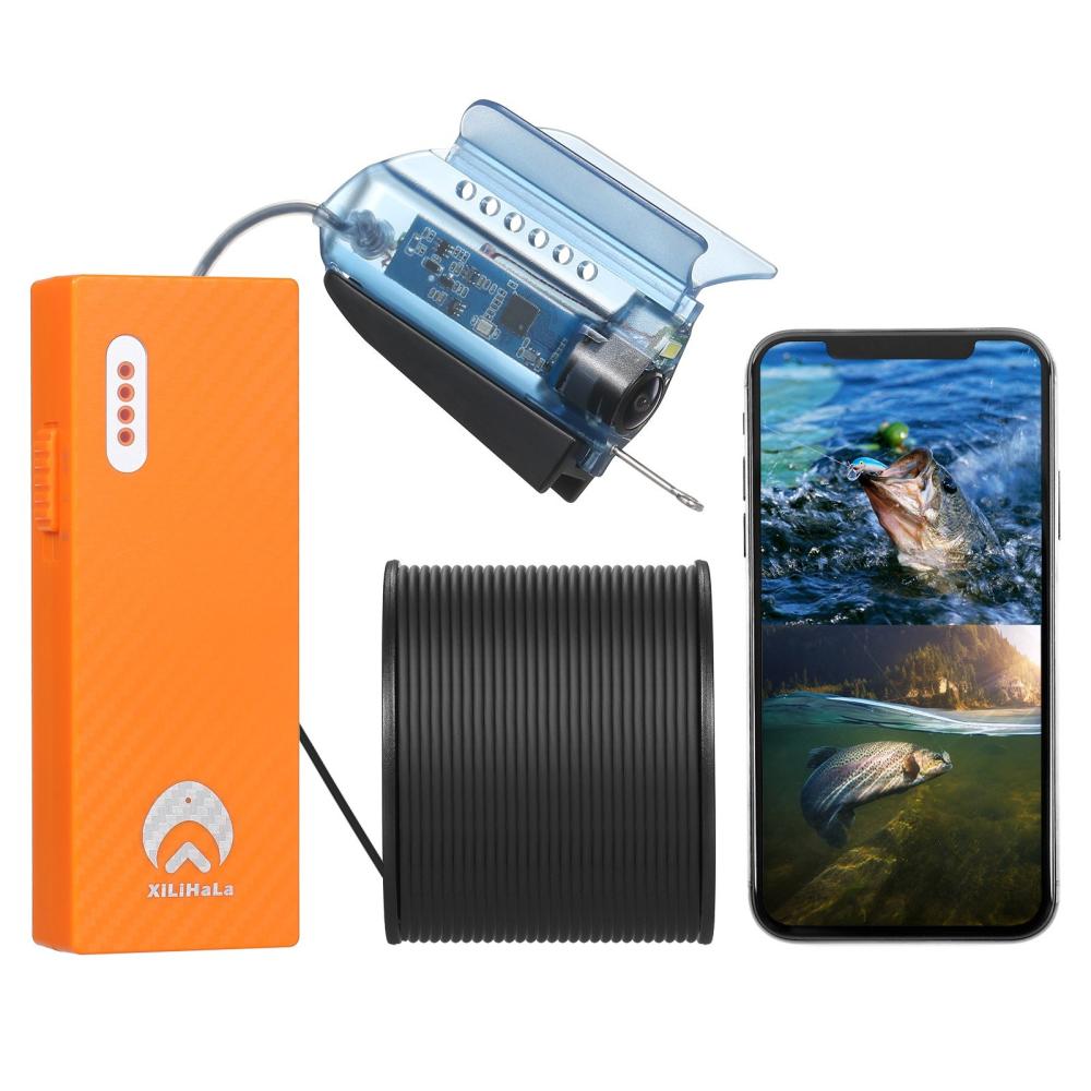 Tools & Equipment |  1080P Underwater Fishing Camera with APP Control Fishing Live Video Camera Fish Finder with 50M Cable for Ice Lake Sea Boat Kayak Fishing Fishing Tools & Equipment