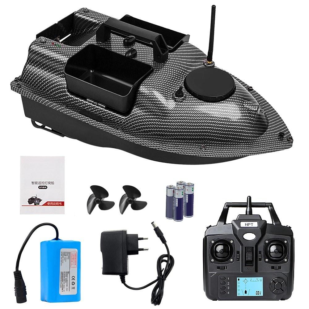 Tools & Equipment |  16 Baiting Spots GPS Fishing Bait Boat with 3 Bait Containers 500M Wireless Remote Control with Automatic Return Function 4.4lb Load 12000mAh Battery Fishing Tools & Equipment