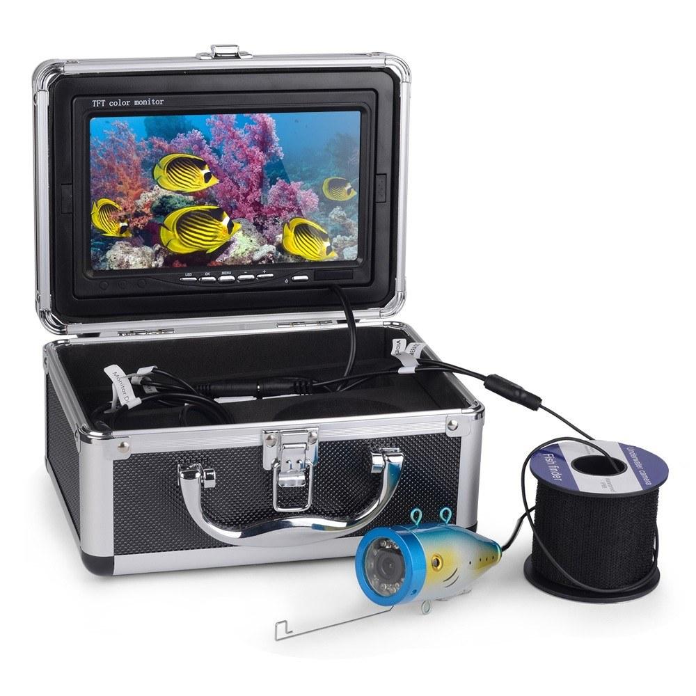 Tools & Equipment |  7inch Color LCD Monitor Underwater Fishing Camera 30 Meters Cable 8G TF Card Fishing Tools & Equipment