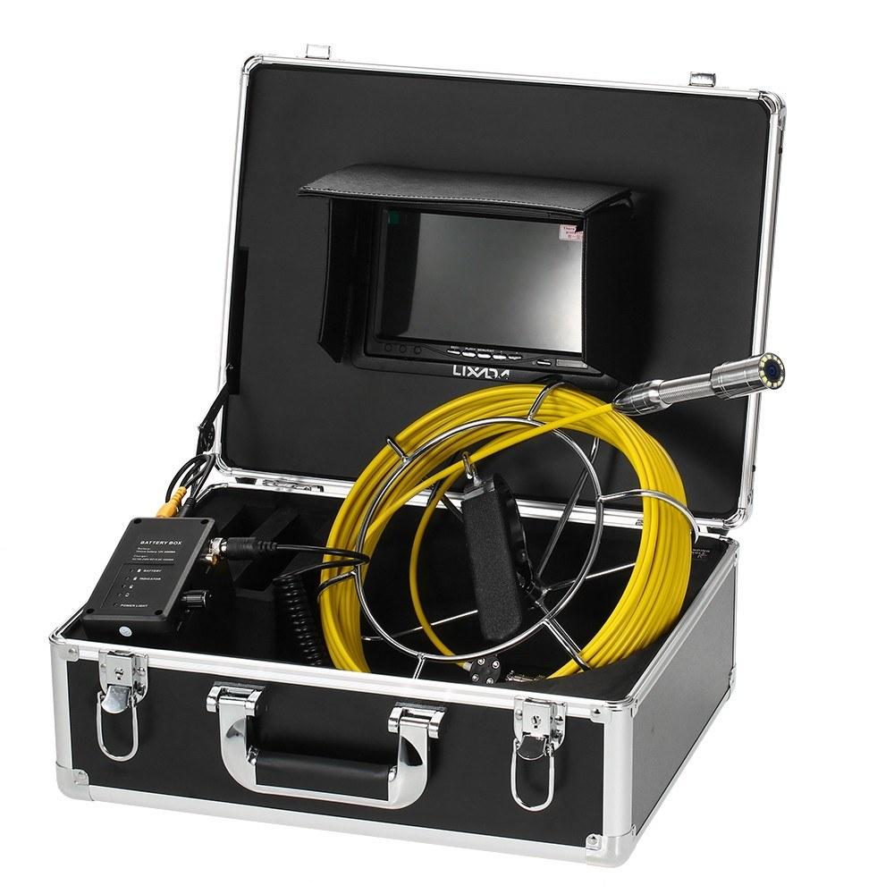 Tools & Equipment |  Lixada 30M Drain Pipe Sewer Inspection Camera Fishing Tools & Equipment