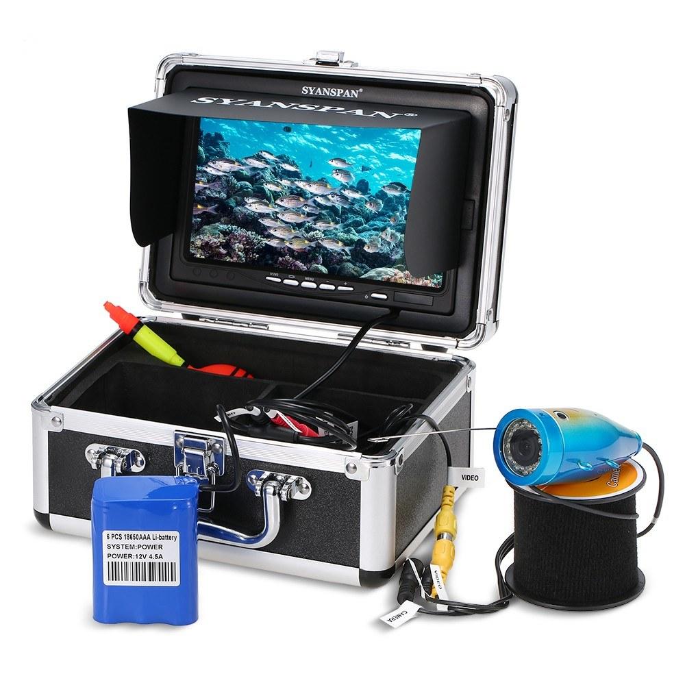 Tools & Equipment |  Portable 7″ Inch Monitor Underwater Fishing Camera Kit Fishing Tools & Equipment