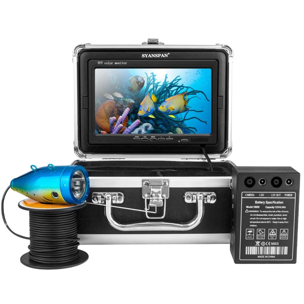 Tools & Equipment |  SYANSPAN 7-Inch 1200TVL Underwater Camera Fishing Finder Fishing Tools & Equipment