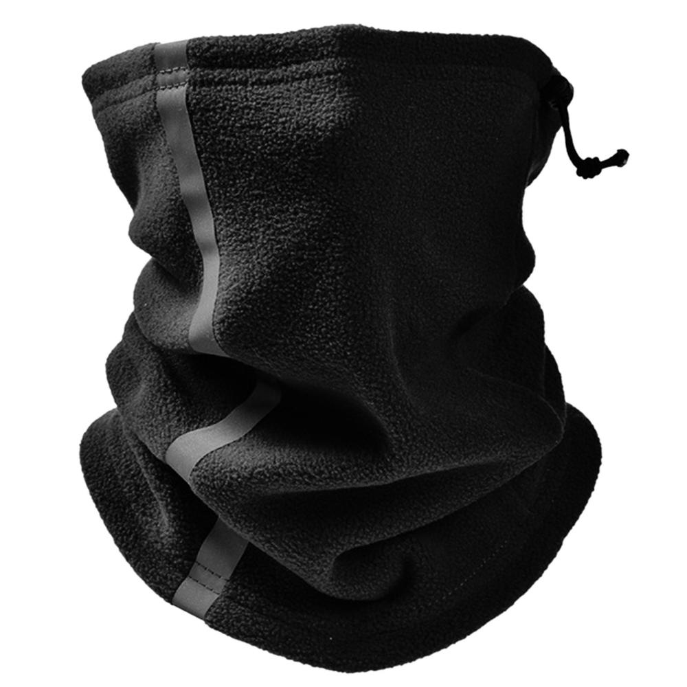 Winter Clothing |  Adjustable Fleece Neck Gaiter Warmer Reflective Safety Face Cover Balaclava Winter Warm Outdoor Sport Scarf for Men and Women Skiing Cycling Running Winter Sports Black / Blue / Green / Light Grey / Dark Grey / Beige / Orange