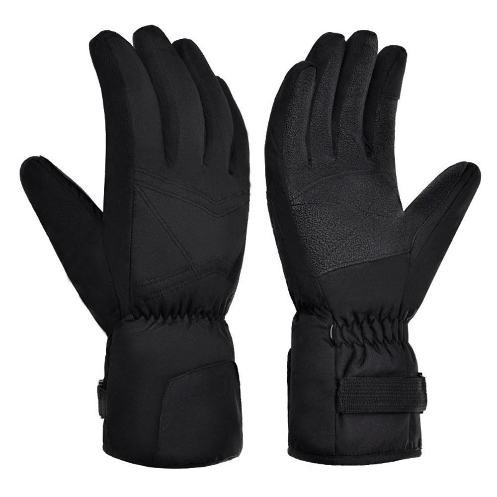 Winter Clothing |  Electric Heated Gloves Waterproof Thermal Mittens Touch Screen Hand Warmer Gloves with Battery Box Winter Clothing Winter Clothing