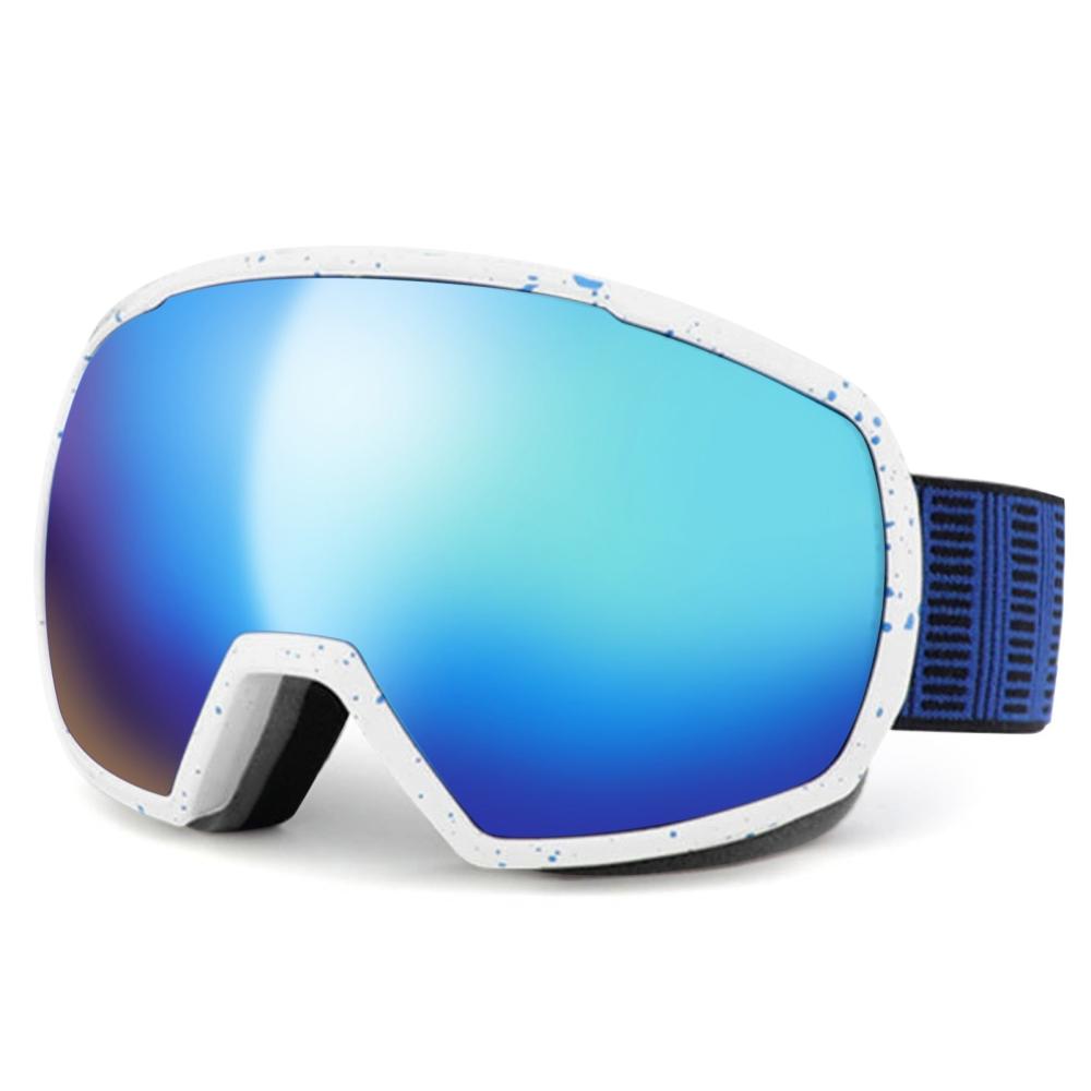 Winter Clothing |  Shock Resistance Ski Goggles Anti-Fog UV Protection Snow Goggles Winter Clothing White Frame Blue/ Black Frame Silver/ Black Frame Gray