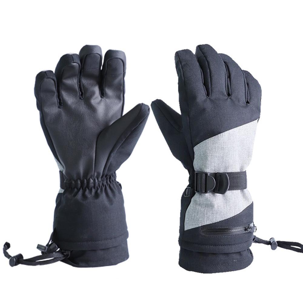 Winter Clothing |  Ski Gloves Snow Gloves Waterproof & Windproof Touchscreen Gloves for Cycling Snowboarding Driving Outdoor Work Winter Clothing Black/White/ Black/Gray/ Gray/Black