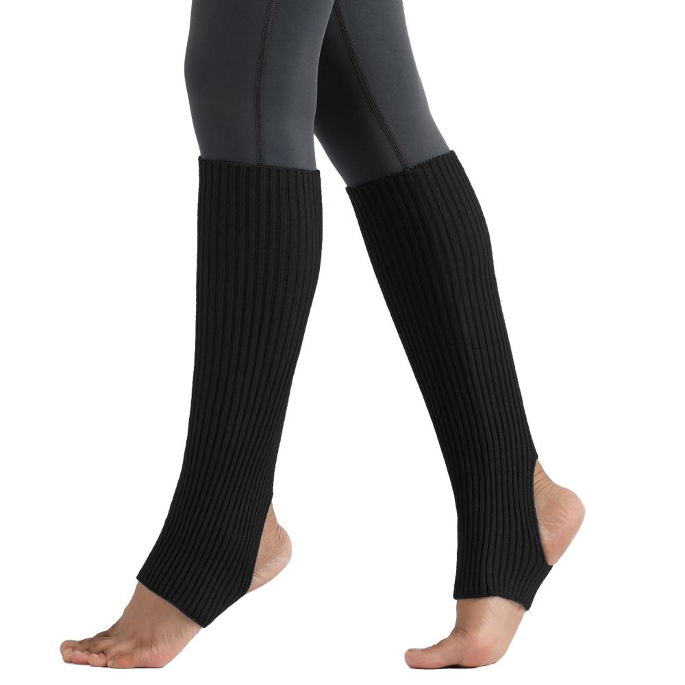 Yoga |  Women Stockings Open Heel Knee High Leg Warmers Ribbed Knit for Yoga Ballet Dancing Lounging Sports & Body Building White / Beige / Grey / Black / Light Green / Dark Green / Light Purple / Dark Purple / Purple / Watermelon Red / Rose / Red / Burgundy / Light Blue / Turquoise / Blue / Royal Blue / Dark Blue