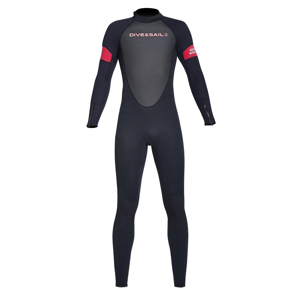 Diving |  DIVE&SAIL Full Body Wetsuits 3MM for Men and Women Long Sleeve Thickened Warmth for Scuba Diving Surfing Freediving and Winter Swimming Enthusiasts Diving Suit Diving Black