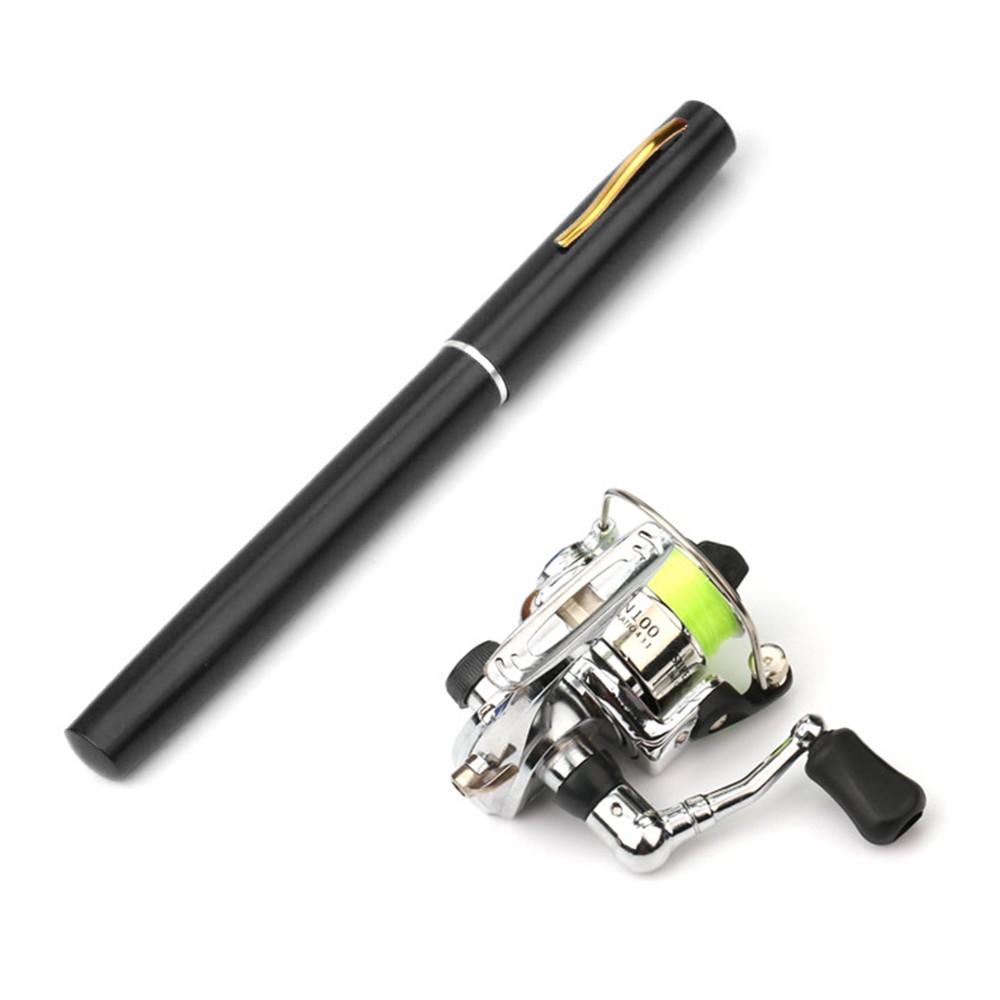 Fishing Rods |  Pocket Collapsible Fishing Rod Reel Combo Mini Pen Fishing Pole Kit Telescopic Fishing Rod Spinning Reel Combo Kit Fishing Fishing Rods