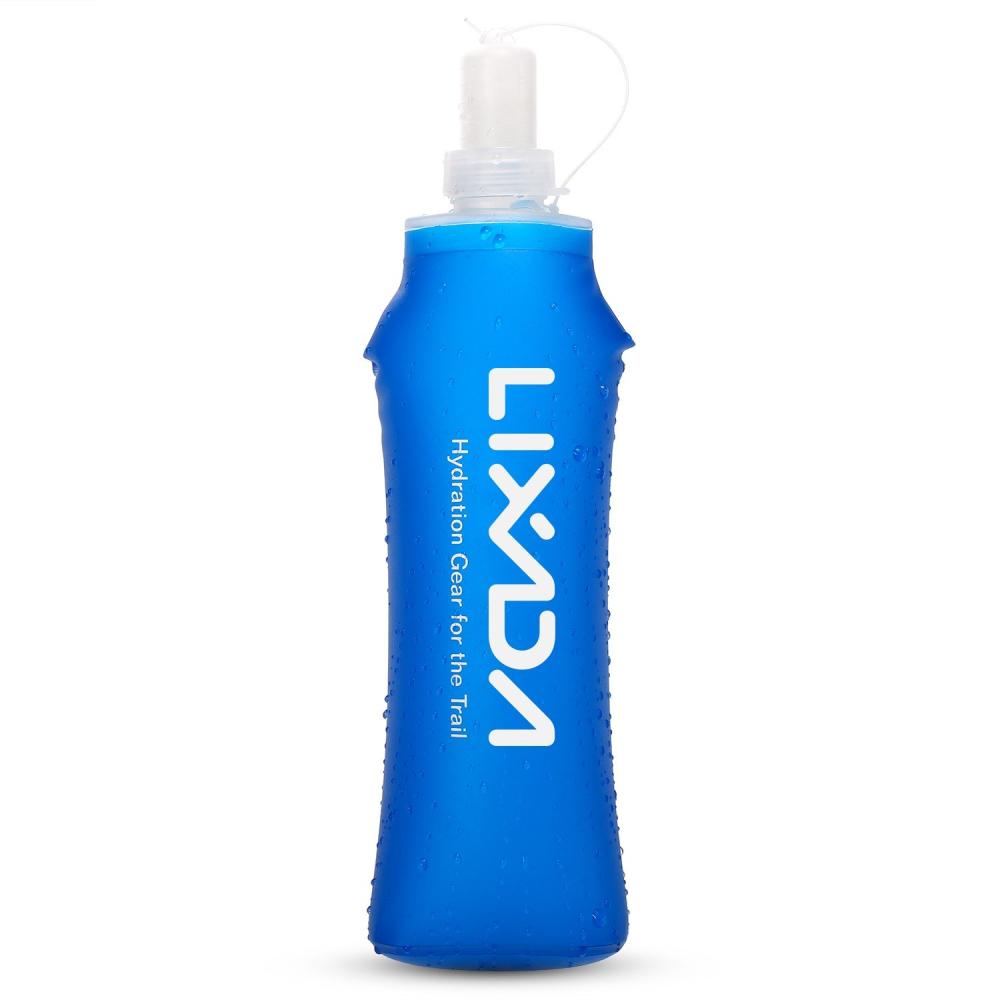 Outdoor Appliances |  Lixada Portable Bottle Soft Flask Soft Water Bottle Camping & Hiking Blue