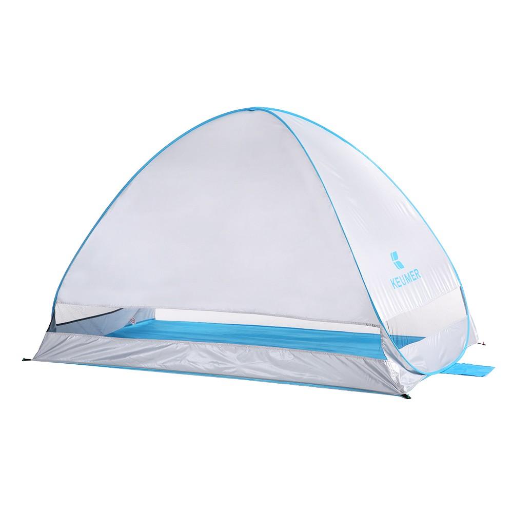 Tents |  78.7 x 47.2 x 51.2 Inch Automatic Instant Pop-up Beach Tent Anti UV Sun Shelter Cabana for Camping Fishing Hiking Picnic Camping & Hiking Green / Pink / Silver / Lake Blue / Red / Dark Blue