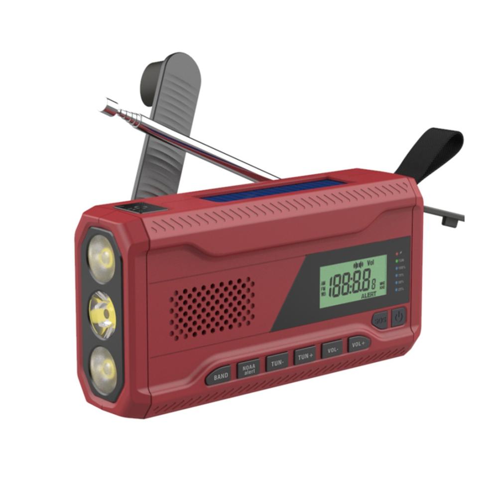 Outdoor Appliances |  AM/FM Emergency Hand Crank Radio 3 in 1 LED Flashlight Camping & Hiking Outdoor Appliances