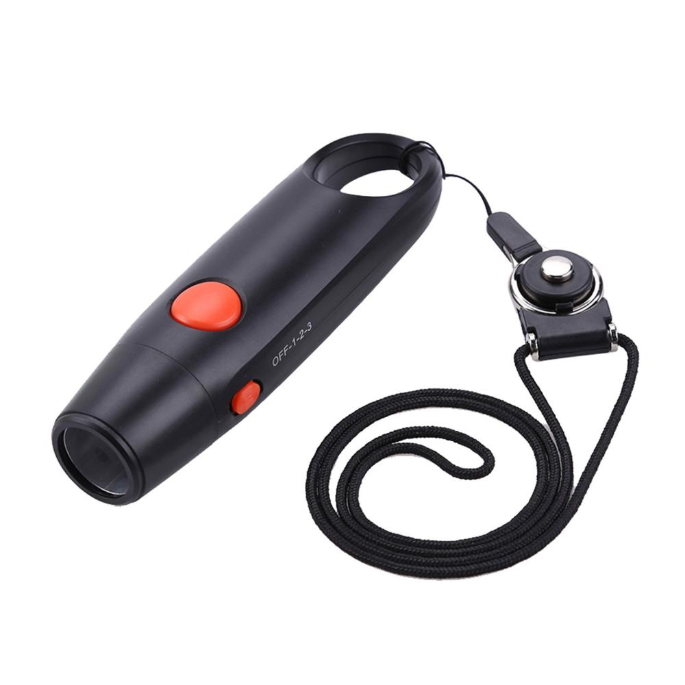 Outdoor Tools |  Electronic Whistle for Outdoor Survival Basketball Football Games Referee Sports Training Cheerleading Whistle(4PCS CR2302 is Included) Black Camping & Hiking Outdoor Tools