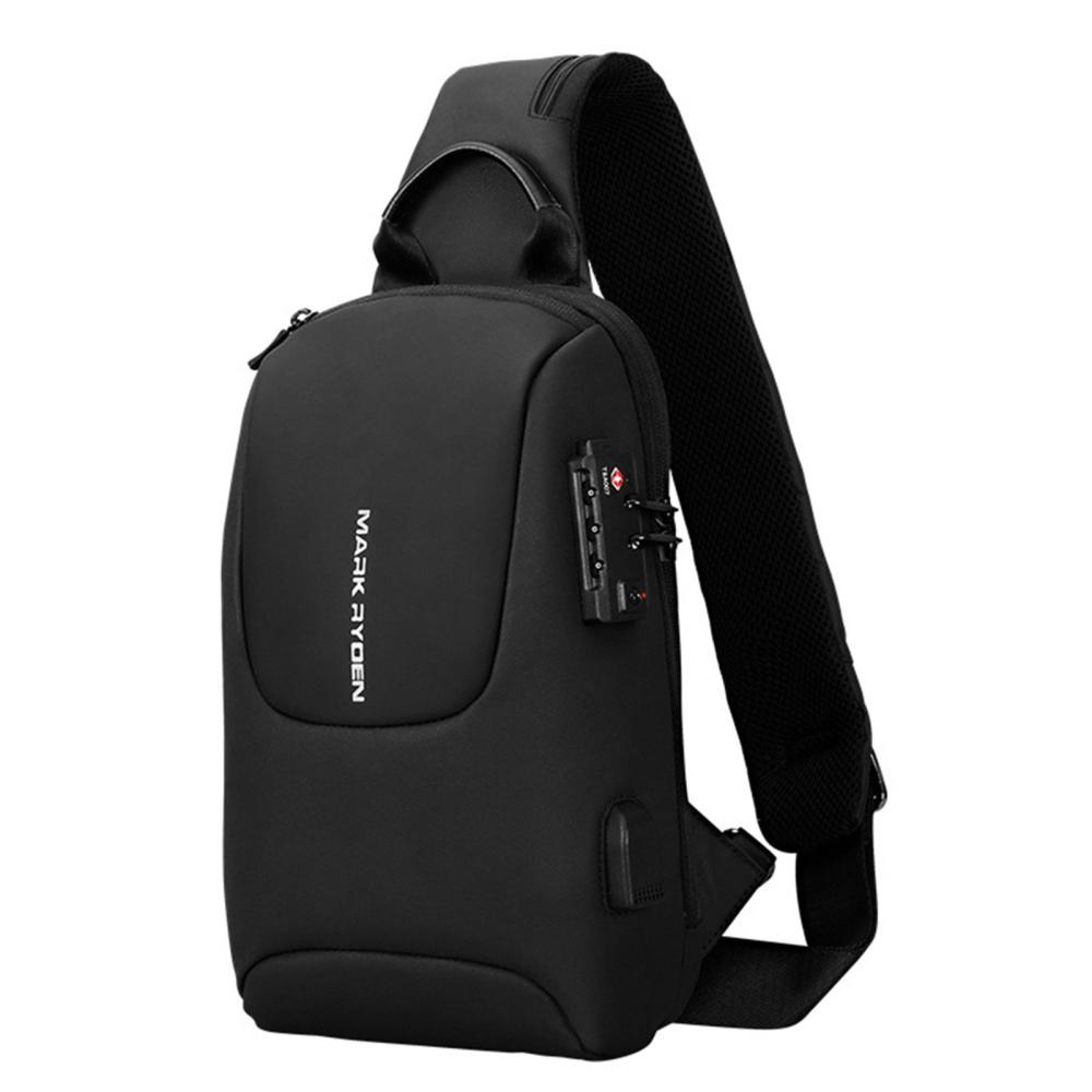 Backpacks |  MARK RYDEN TSA Lock Crossbody Men Bag Waterproof USB Charge Chest Pack Short Travel Messengers Chest Shoulder Bag Men