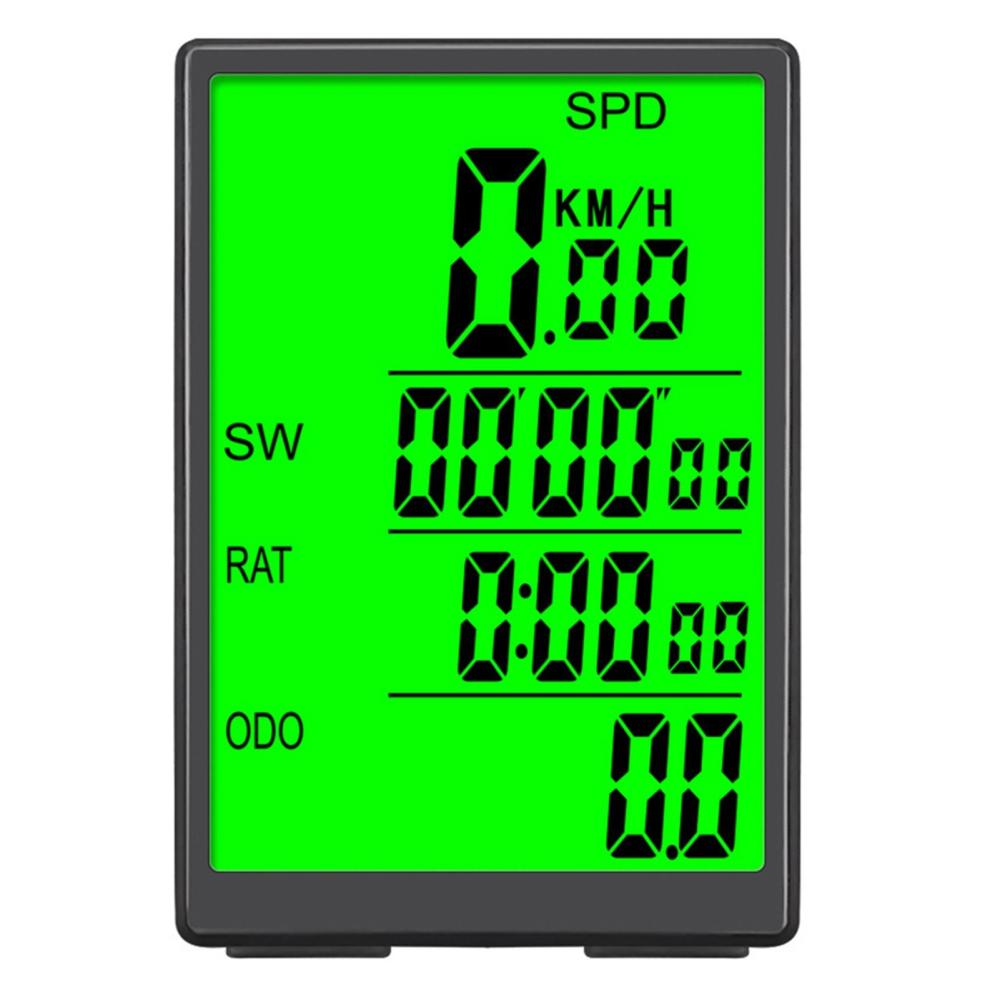 Bike Computer |  Sunding SD-590 3-inch Large Screen Bicycle Computer Wireless Bike Computer Waterproof Speedometer with Green LCD Backlight Bike Computer Bike Computer